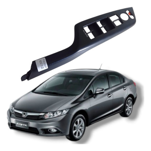 Moldura Vidro Elétrico Dianteiro Esquerdo Civic Lxs 2012 16
