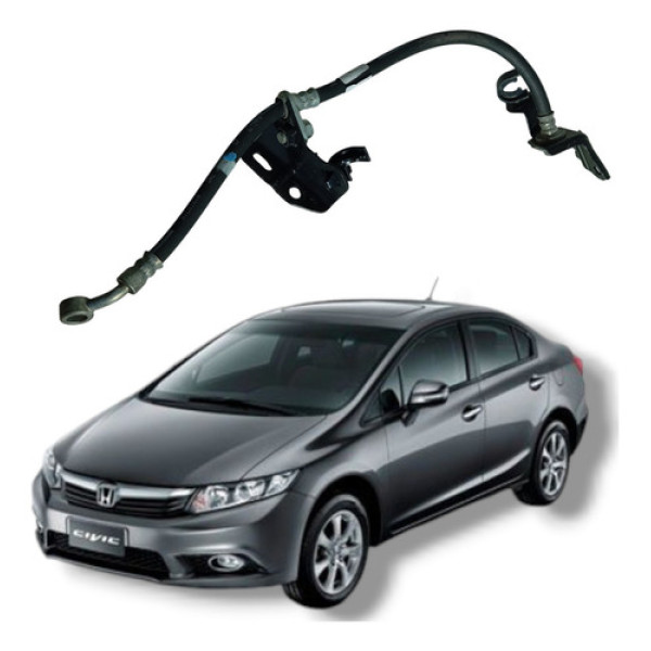 Flexível Freio Traseiro Esquerdo Honda Civic Lxs 1.8 2012 16