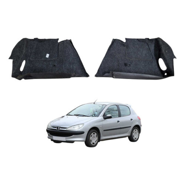 Par Forro Lateral Porta Malas Peugeot 206 2006 2008