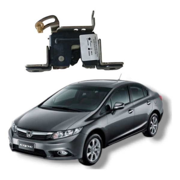Fechadura Trava Banco Traseiro Esquerdo Honda Civic 2012 16 Preto