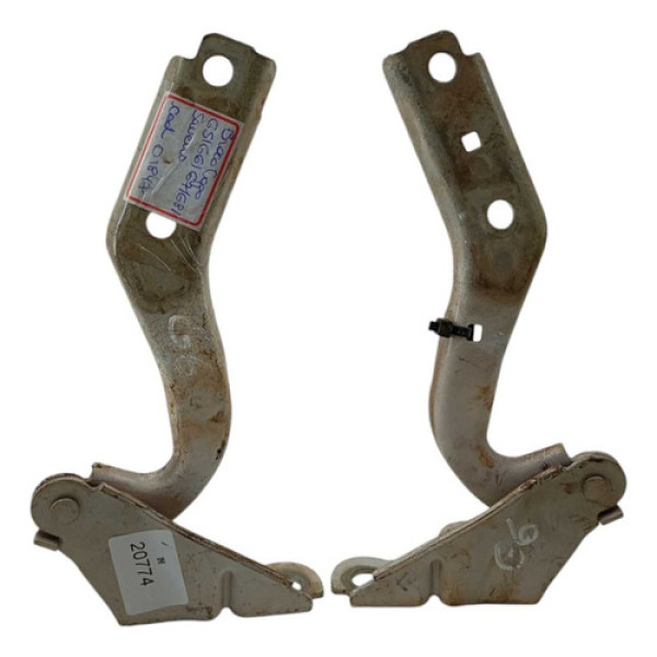 Par Braço Dobradiça Capo Vw Gol Saveiro Voyage Fox 2010 2018