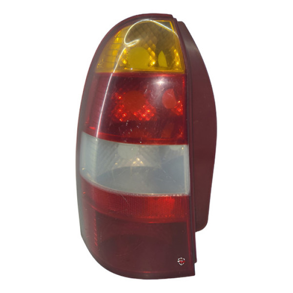 Lanterna Traseira Esquerda Fiat Palio Wekend 2001 2004 Esquerdo/motorista Azul-turquesa