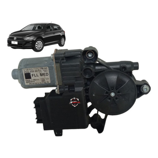 Motor Máquina Vidro Dianteira Esquerda Volkswagen Polo 2019