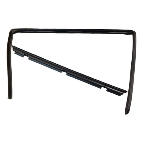 Kit Borracha Pestana Porta Traseira Le Vw Polo 2006 2014 Pre