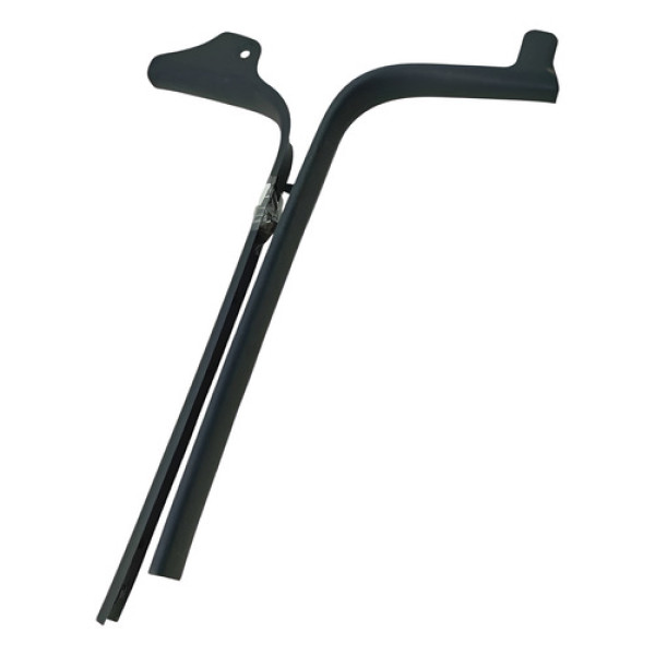 Par Frisos Portas Dianteira Citroen C4 Hatch 2010 9658735977 Prateado