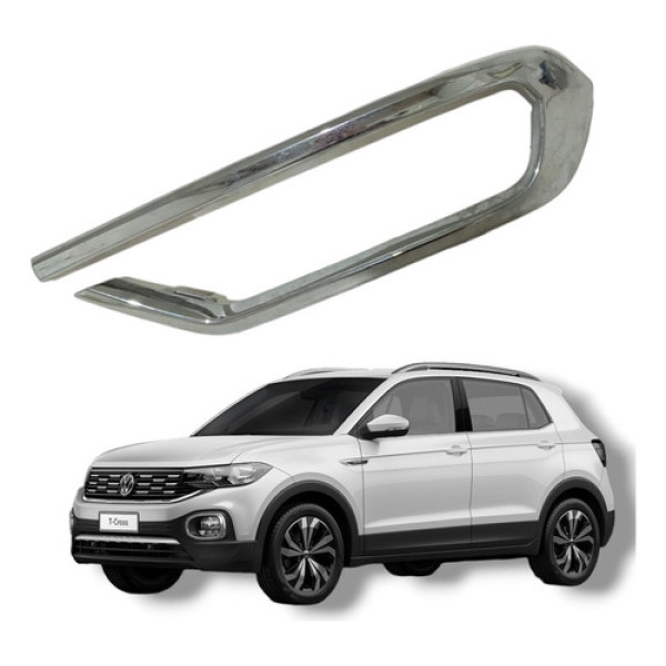 Friso Parachoque Traseiro Direito Volks. T-cross 2014 2023 Cinza