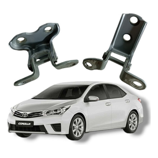 Par Dobradiça Porta Traseira Esquerda Toyota Corolla 2016
