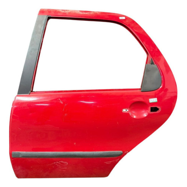 Porta Traseira Esquerda Fiat Siena 2008 2015 Traseira Esquerda Vermelho