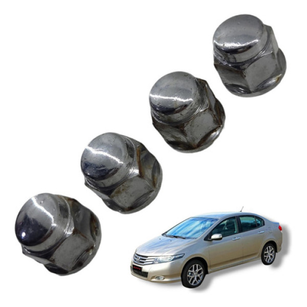 Jogo Porca Roda Honda City 2009 A 2013