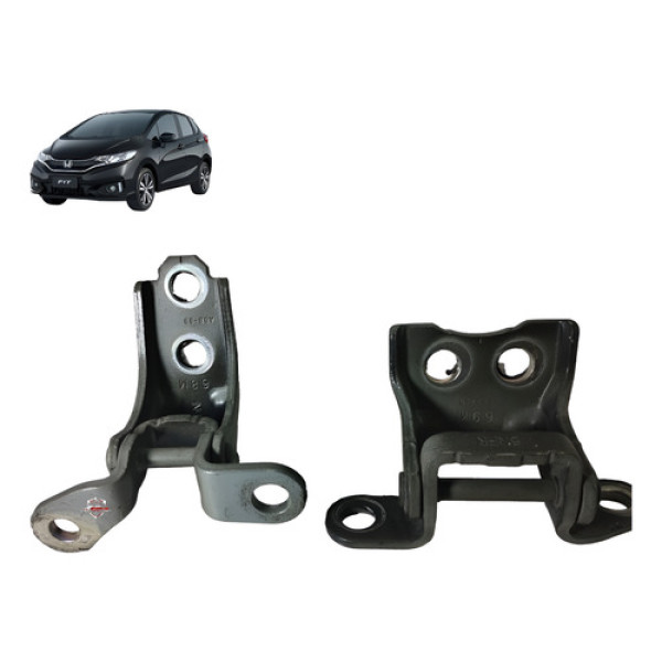 Par Dobradiça Dianteira Direita Honda Fit 2017