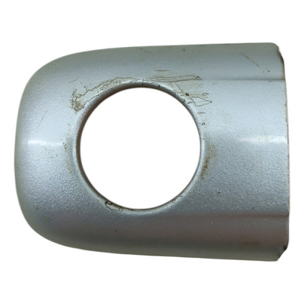Acabamento Macaneta Dianteira Esquerda Citroen C3 2003 2012 Cinza