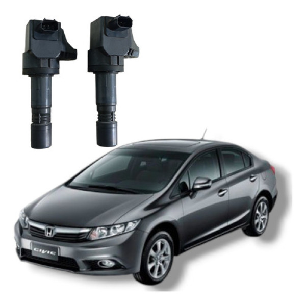 Par Bobina Ignição 1.8 Honda Civic Lxs 2012 2016