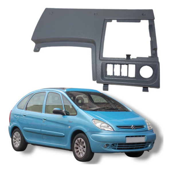 Moldura Inferior Painel Citroën Xsara Picasso 2004 Cinza