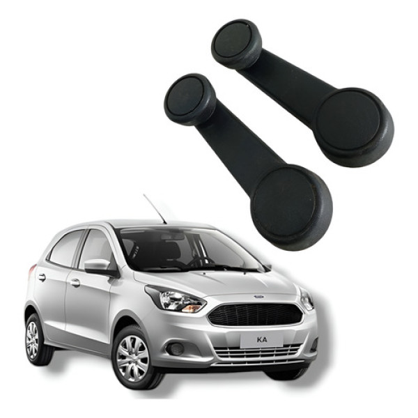 Par Manivela Traseira Ford Ka 2017 Preto