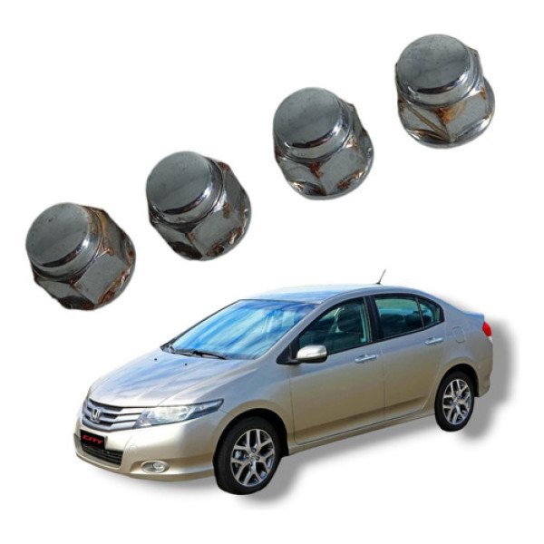 Jogo Porca Roda Honda City 2009 A 2013