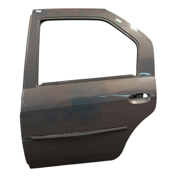 Porta Traseira Esquerda Renault Logan 2010 Traseira Esquerda Cinza