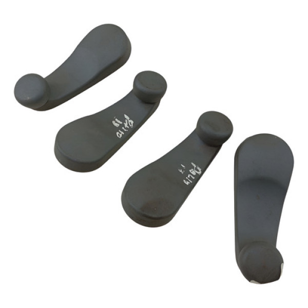 Jogo Manivela Vidro Fiat Palio 2013 Preto