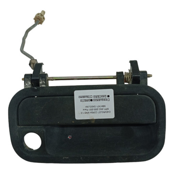 Maçaneta Externa Dianteira Direita Chevrolet Corsa Wind 2001 Preto Dianteira