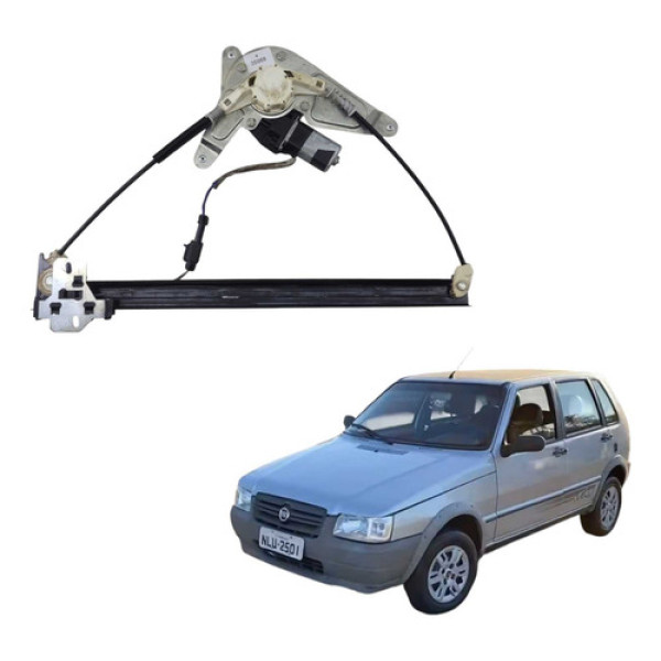 Maquina Vidro Eletrico Porta Dianteira Le Fiat Uno 2012