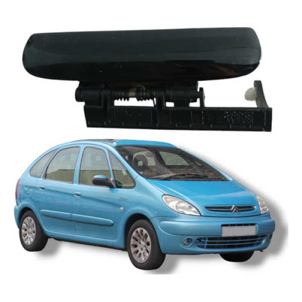 Maçaneta Externa Traseira Direita Citroën Xsara Picasso 2004 Preto Traseira