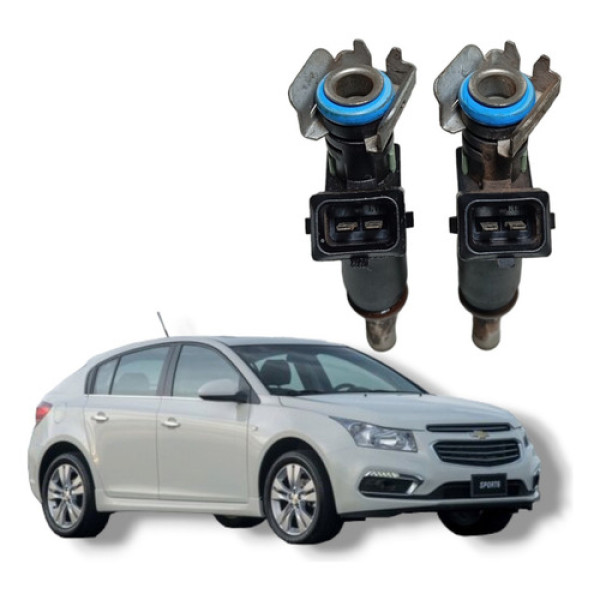 Par Bico Injetor Cruze 1.8 Ltz Flex 2013 A 2016