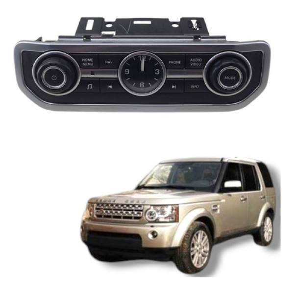 Comando Radio Som Relógio Land Rover Discovery 4 2009 A 2013