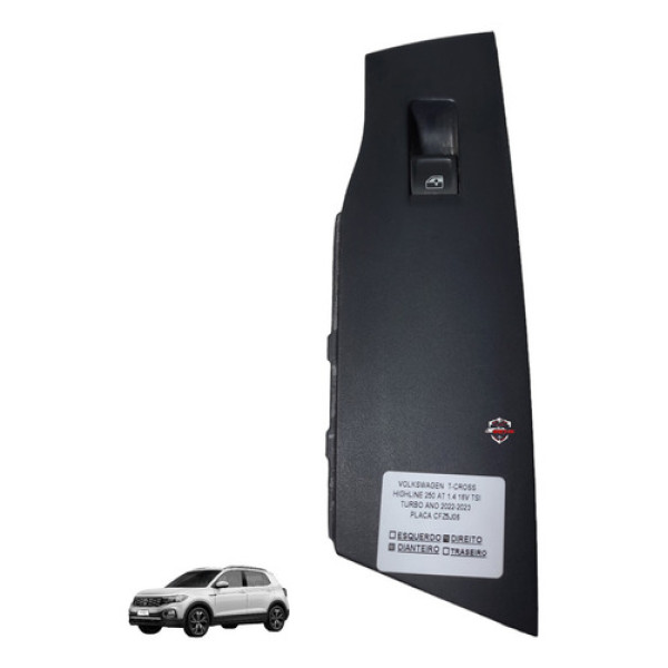 Comando Vidro Elétrico Dianteiro Direito Volks T-cross 2023