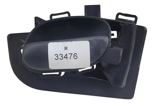 Maçaneta Interna Traseira Direita Peugeot 206 9623698077 Preto Traseira