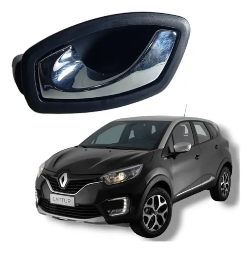 Maçaneta Interna Traseira Esquerda Renault Captur 2018 2021 Preto