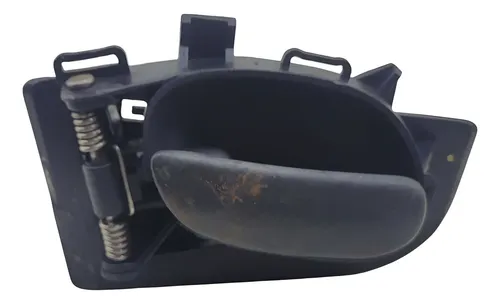 Maçaneta Interna Diant Esquerda Peugeot 206 1998 2012 Preto Dianteira
