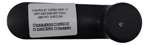 Manivela Vidro Porta Chevrolet Corsa Wind 2001 Água