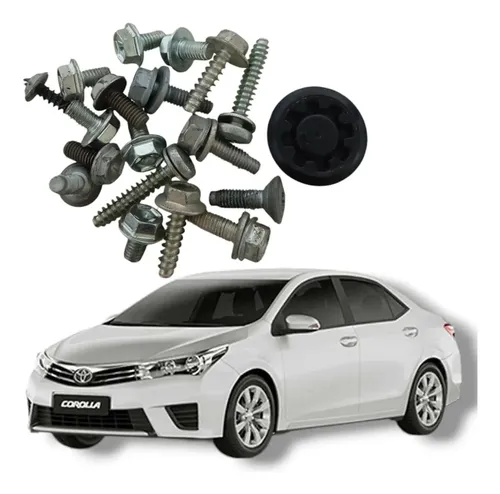 Jogo Parafusos Porta Dianteira Esquerda Toyota Corolla 2016