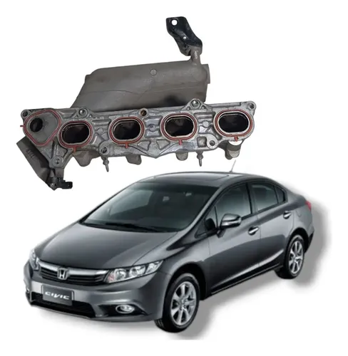 Coletor Escape Honda Civic Lxs 1.8 2012 A 2016