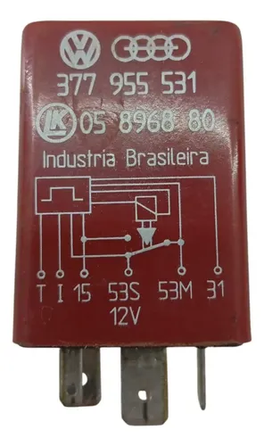 Rele Limpador Parabrisa Vw Gol Parati Saveiro Santana 2000