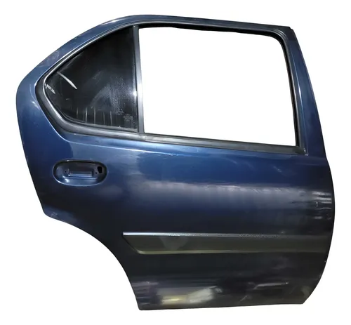 Porta Traseira Ld Ford Fiesta Sedan 2000 Traseira Direita Azul