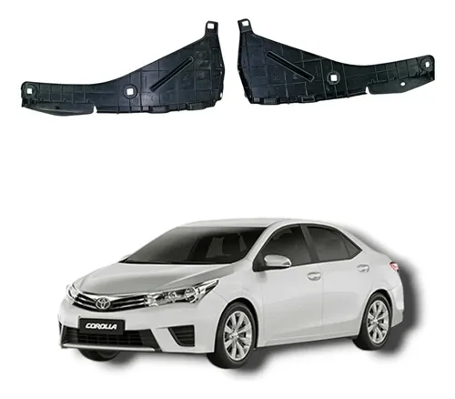Par Suporte Parachoque Traseiro Toyota Corolla 2016