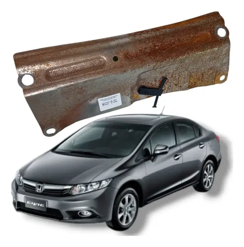 Defletor Reforço Assoalho Honda Civic Lxs 2012 2016