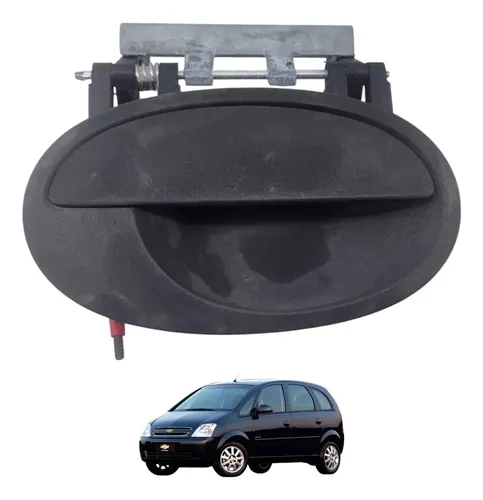 Maçaneta Externa Porta Traseira Ld Gm Meriva 2011 24424876 Preto Traseira