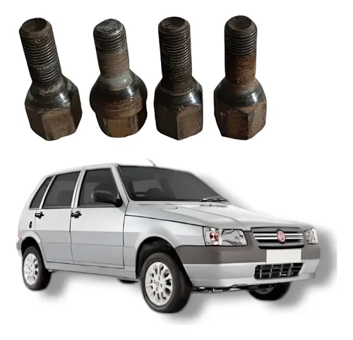Jogo Parafuso Roda Fiat Uno Mille Fire Flex 2008