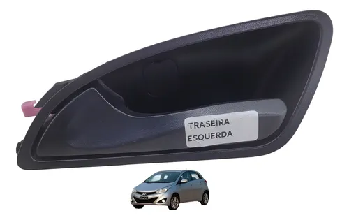 Maçaneta Interna Traseira Le Hyundai Hb20 2013 82611hb000 Traseira Verde-escuro