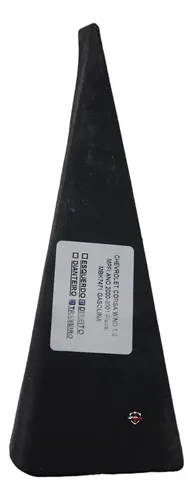 Acabamento Porta Traseira Direita Chevrolet Corsa Wind 2001 Traseira Direita Preto