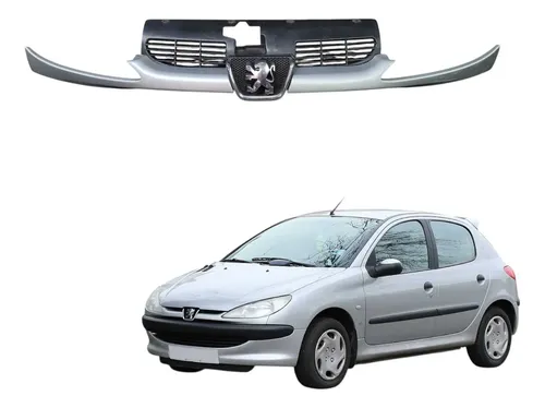 Grade Superior Peugeot 206 Presence 1.4 2008 Prateado Brilhante