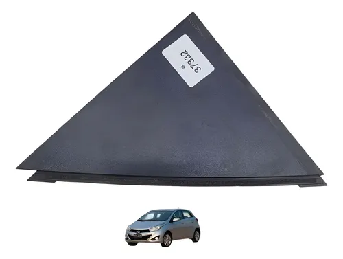 Moldura Externa Porta Tras Ld Hyundai Hb20 2013 838401s200 Verde-escuro