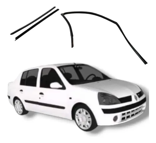 Jogo Borracha Porta Dianteira Direita Renault Clio Megane 04
