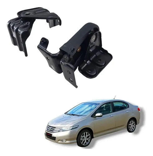 Suporte Dobradiça Banco Traseiro Honda City 2009 A 2013 Preto