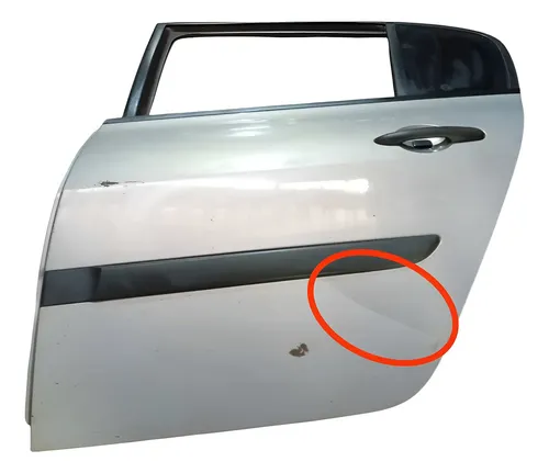 Porta Traseira Le Renault Megane 2011 Traseira Esquerdo Prata