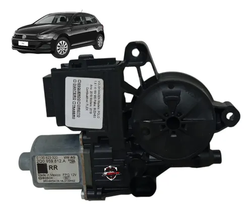 Motor Maquina Vidro Traseira Direita Volkswagen Polo 2019