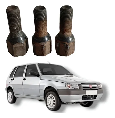 Kit Parafuso Roda Fiat Uno Mille Fire Flex 2008
