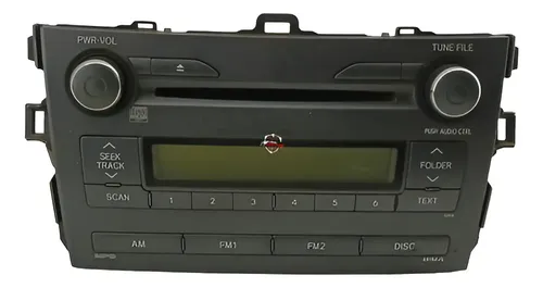 Radio Toyota Corolla 1.8 2007  2012
