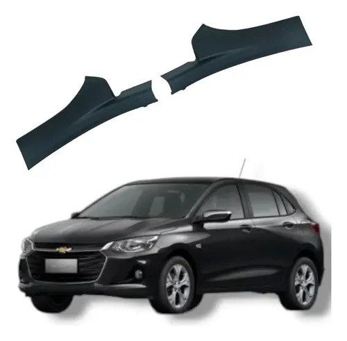 Par Soleira Traseira Gm Onix Turbo 2020 A 2023 Preto